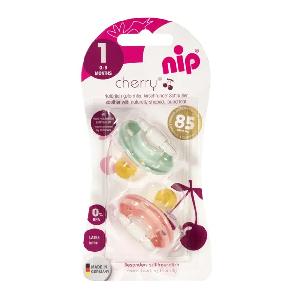NIP CHERRY DUDA, LATEX, VEL.1 (0-6 MJESECI)