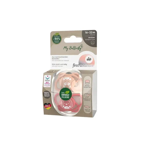 NIP BUTTERFLY DUDA, SILIKON, VEL.3 (16-32 MJESECA)