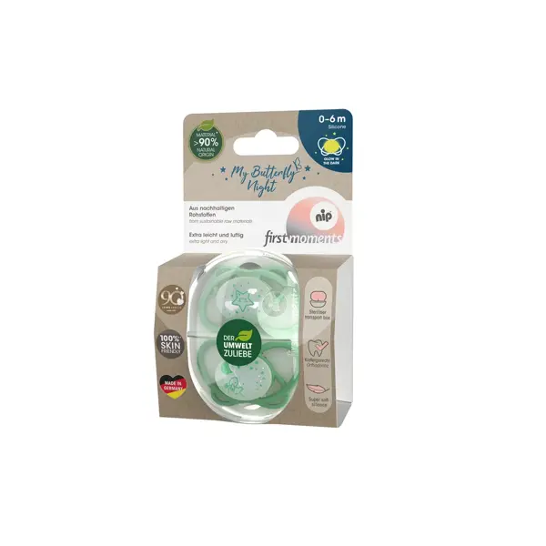 NIP BUTTERFLY NIGHT DUDA, SILIKON, VEL.1 (0-6 MJESECI)