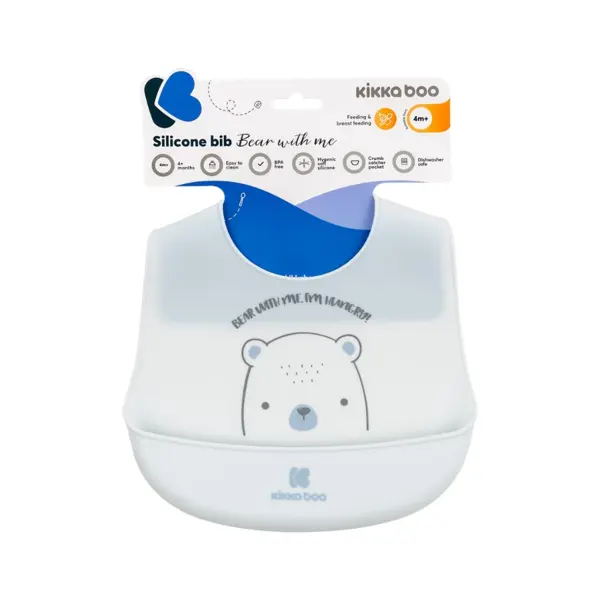 KIKKA BOO SILIKONSKI SIPERAK BEAR WITH ME,BLUE