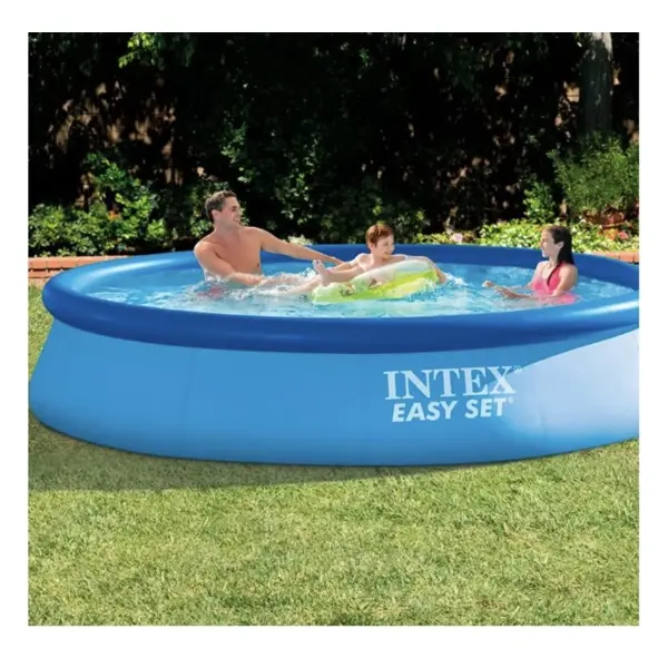 INTEX BAZEN SA GORNJIM PRSTENOM NA NAPUH.366/76CM+PUMPA F.