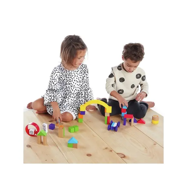 HAPE DRVENE KOCKE 40KOM FOR.