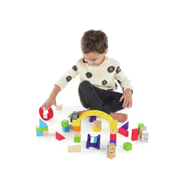 HAPE DRVENE KOCKE 40KOM FOR.