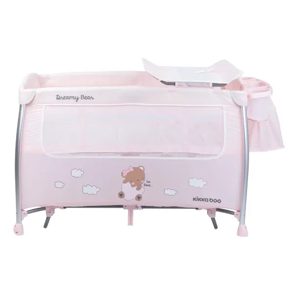 KIKKA BOO VIKEND KREVETIĆ 2 NIVOA,DREAMY BEAR PINK