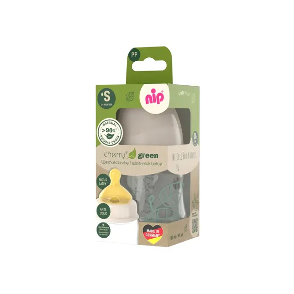 NIP BOCA ŠIROKOG GRLA PP,CHERRY GREEN GIRL,BEIGE,150ML,0+
