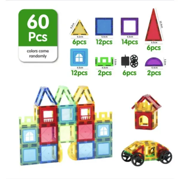 MAGPLAYER MAGNETNE KOCKE 60KOM