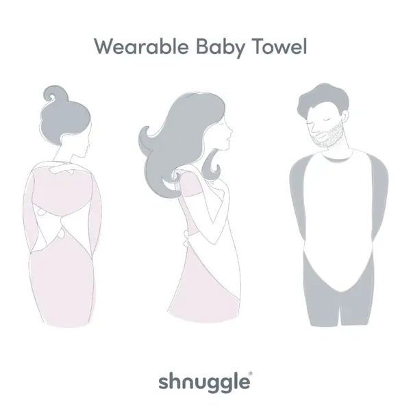 SHNUGGLE RUČNIK ZA BEBE I RODITELJE,BLUE