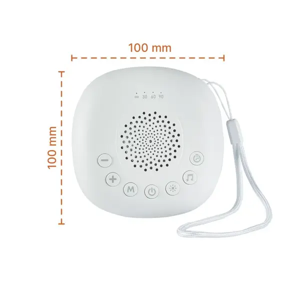 ZOPA PRIJENOSNI UREĐAJ ZA BIJELI ŠUM PREMIUM SA LED SVJETLOM