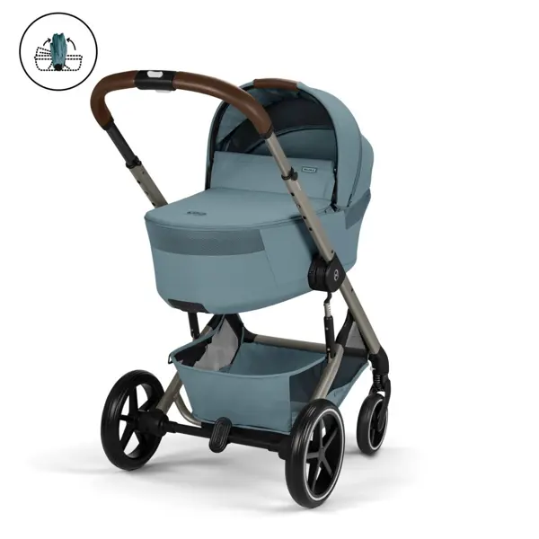 CYBEX KOLICA BALIOS S LUX TPE+SKLOPIVA KOŠARA,STORMY