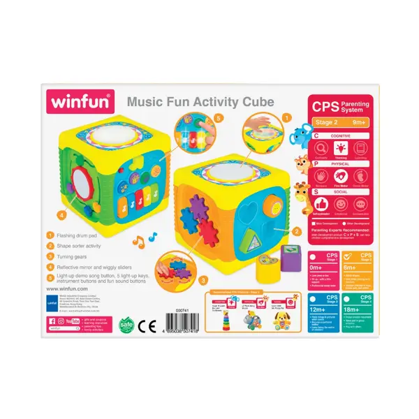 WINFUN IGRAČKA MUSIC FUN ACTIVITY KOCKA