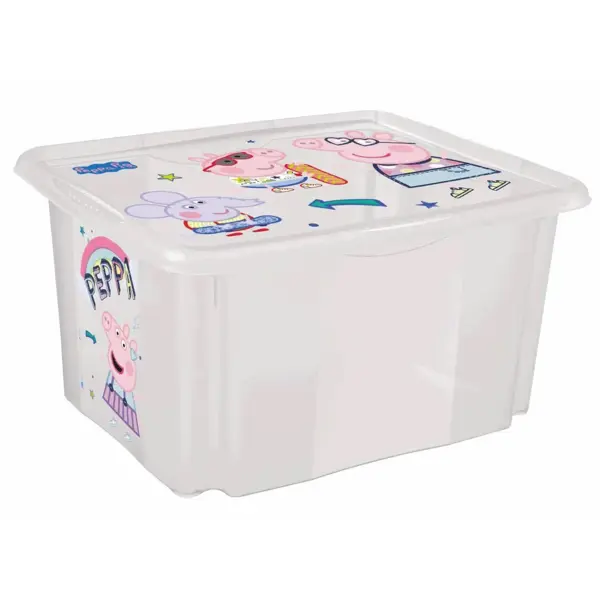 KEEEPER KUTIJA ZA IGRAČKE S POKLOPCOM PEPPA 45L