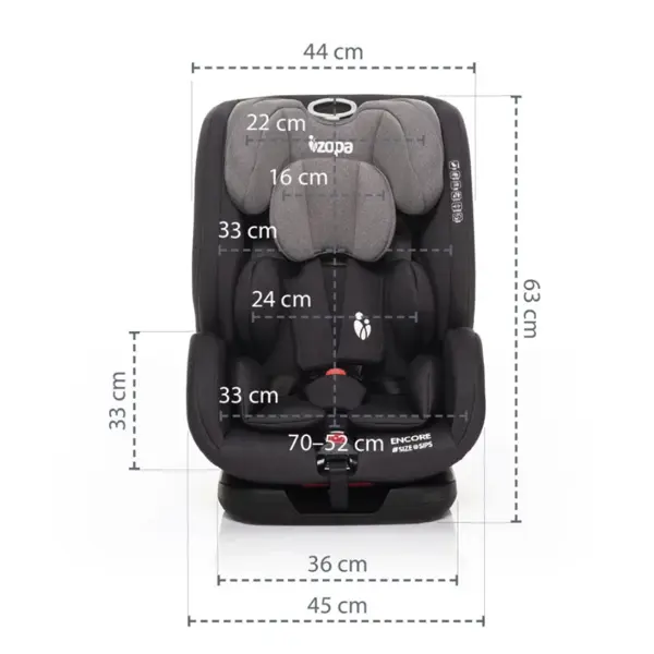 ZOPA AUTOSJEDALICA ENCORE I-SIZE,BLACK