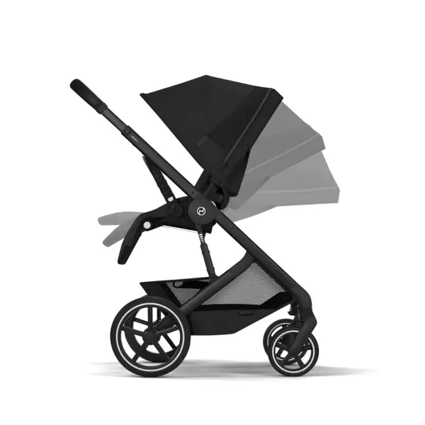 CYBEX KOLICA BALIOS S LUX BLK+SKLOPIVA KOŠARA,MOON BLACK