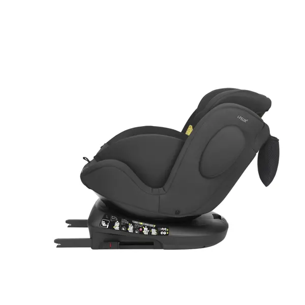 KIKKA BOO AUTOSJEDALICA I-FELIX,I-SIZE,40-150CM,BLACK