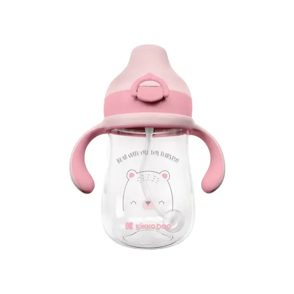 KIKKA BOO BEAR TRITAN BOČICA 300ML,PINK