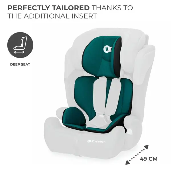 KINDERKRAFT AUTOSJEDALICA COMFORT UP I-SIZE 76-150CM GREEN 8