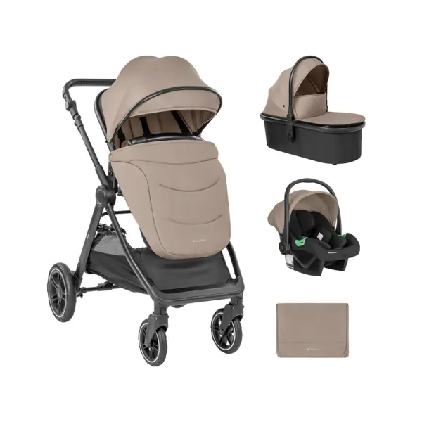KIKKA BOO KOLICA AVA 3U1,BEIGE + GRATIS NESTA HRANILICA NELLY 