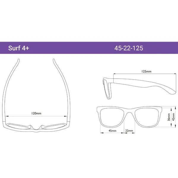 REAL SHADES NAOČALE SURF 4+ BLACK