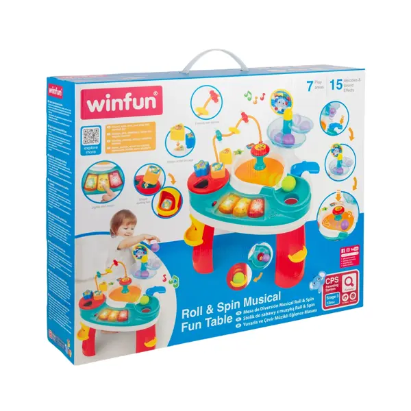 WINFUN IGRAČKA ROLL & SPIN GLAZBENI ZABAVNI STOL