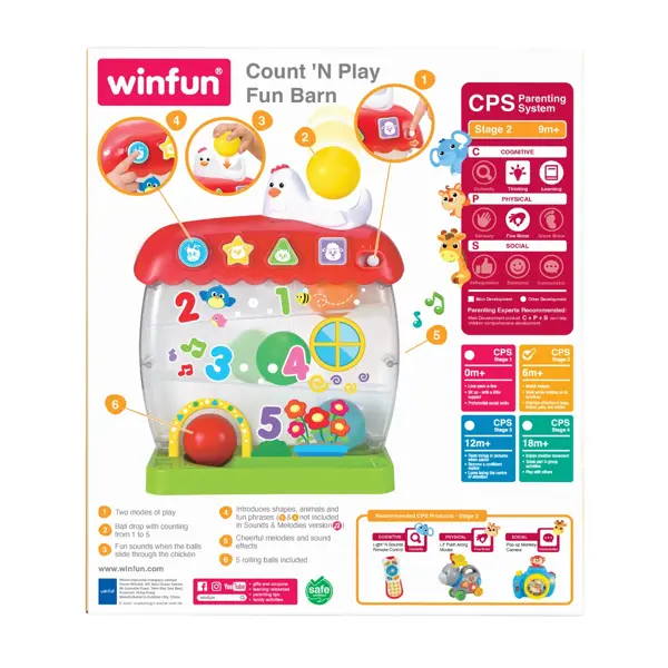 WINFUN IGRAČKA COUNT N PLAY FUN FARMA