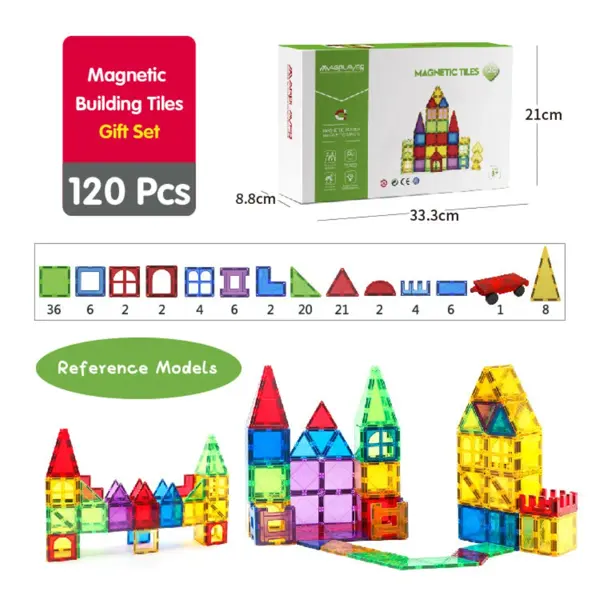 MAGPLAYER MAGNETNE KOCKE 120KOM