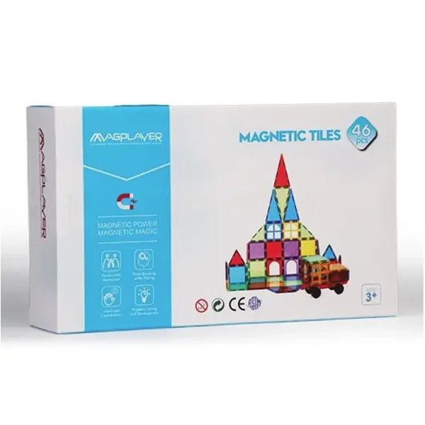 MAGPLAYER MAGNETNE KOCKE 46KOM