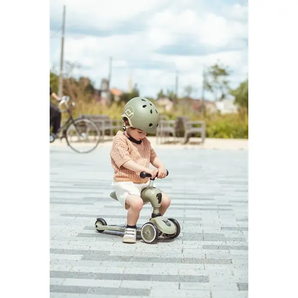 SCOOT AND RIDE HIGHWAYKICK 1 ROMOBIL, OLIVE