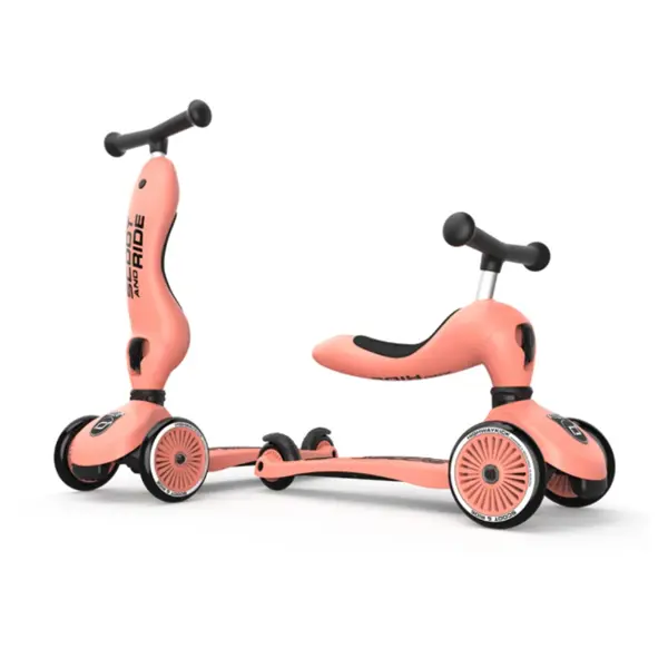 SCOOT AND RIDE HIGHWAYKICK 1 ROMOBIL, PEACH 