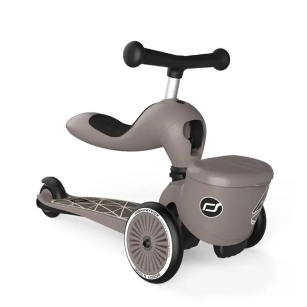 SCOOT AND RIDE HIGHWAYKICK 1 LIFESTYLE ROMOBIL, BROWN LINES 