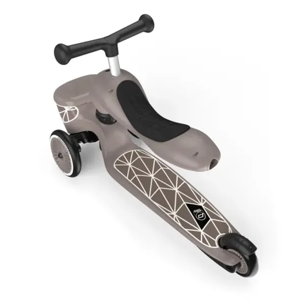 SCOOT AND RIDE HIGHWAYKICK 1 LIFESTYLE ROMOBIL, BROWN LINES 
