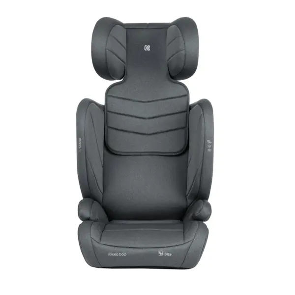 KIKKA BOO AUTOSJEDALICA 100-150CM I-STAND I-SIZE,DARK GREY