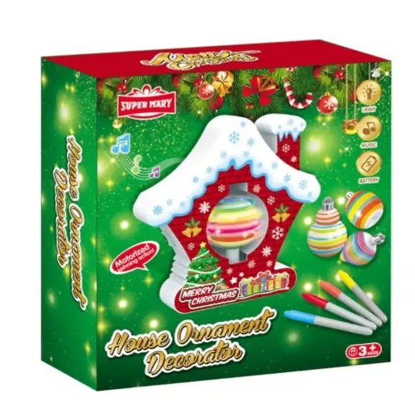 FUNTOY BOŽIĆNA IGRAČKA ZA BOJANJE KUGLICA