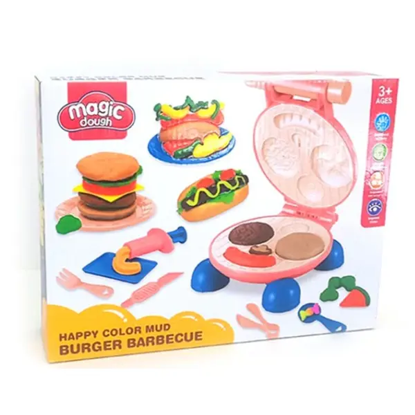 FUNTOY IGRAČKA PLASTELIN SET HAMBURGER FAST FOOD