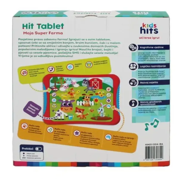 DJEČJI HIT TABLET SUPER FARMA,HR M.