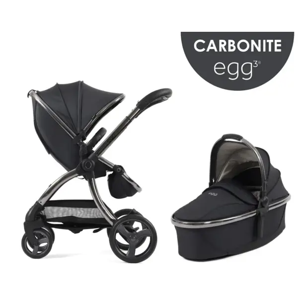 egg3® dječja kolica 2u1 - Carbonite