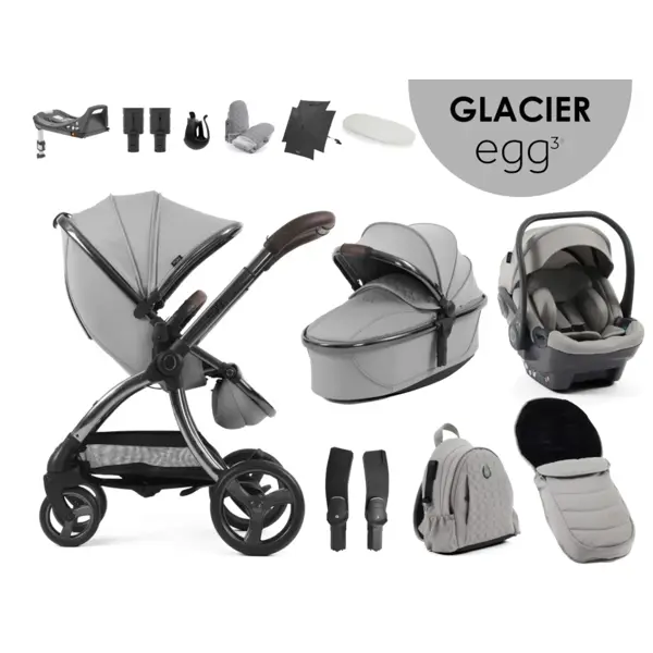 egg3® dječja kolica 12u1 - Glacier