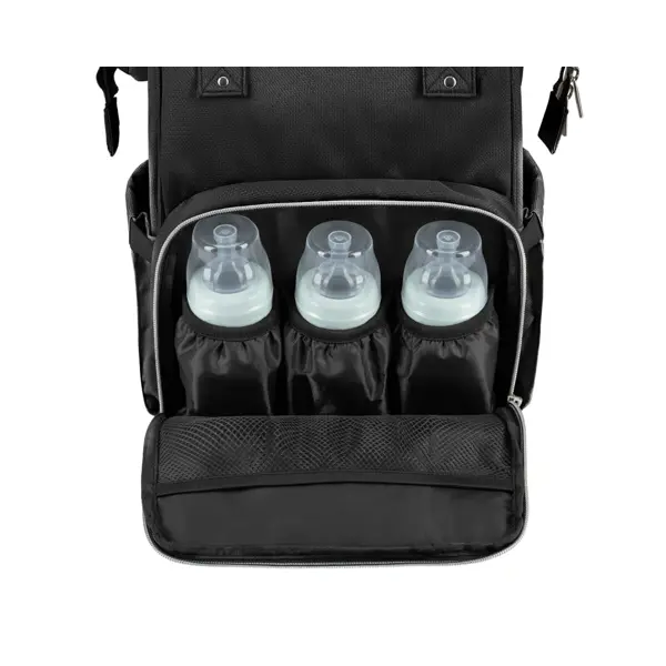 KIKKA BOO TORBA SIENA,BLACK&SILVER