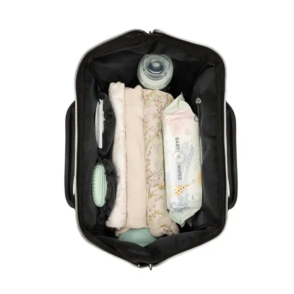 KIKKA BOO TORBA SIENA,BLACK&SILVER