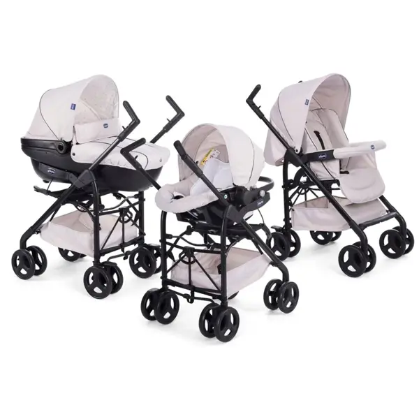 CHICCO TRIO SPRINT WITH KIT CAR SANDSHELL