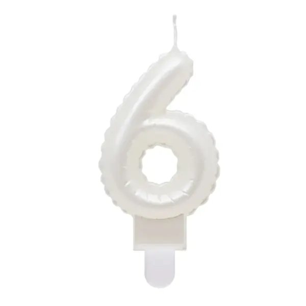 SVIJEĆA BISERNO BIJELA BR.6,7CM TŠ.