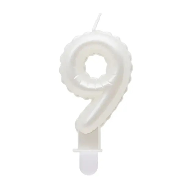 SVIJEĆA BISERNO BIJELA BR.9,7CM TŠ.