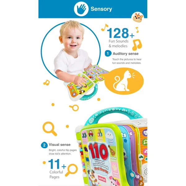 WINFUN IGRAČKA 110 BILINGUAL LERANING BOOK-PRVE RIJEČI