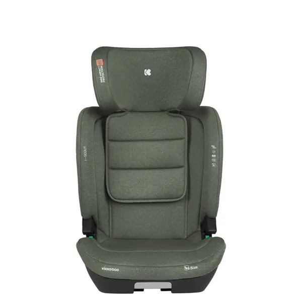 KIKKA BOO I-SCOUT I-SIZE AUTOSJEDALICA 100-150CM, ARMY GREEN