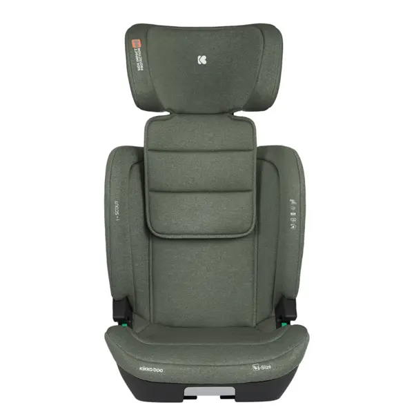 KIKKA BOO I-SCOUT I-SIZE AUTOSJEDALICA 100-150CM, ARMY GREEN