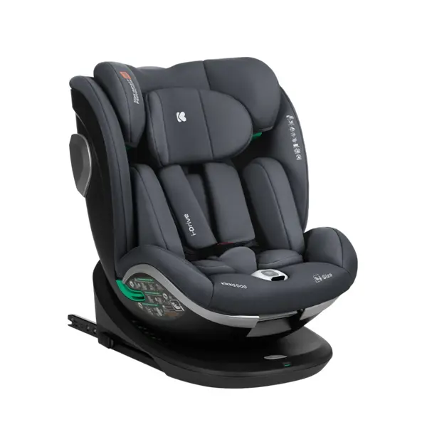 KIKKA BOO AUTOSJEDALICA 40-150CM I-DRIVE I-SIZE,DARK GREY