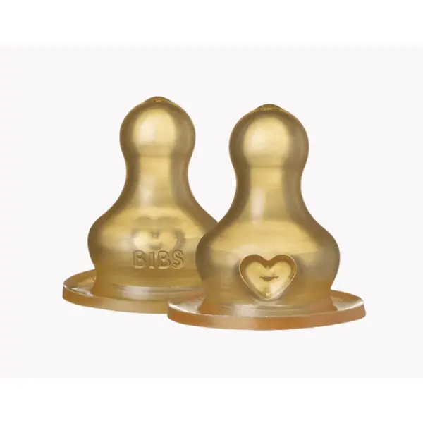 BIBS SISAČ  ZA BOCU SILICONE 2 PACK SLOW FLOW