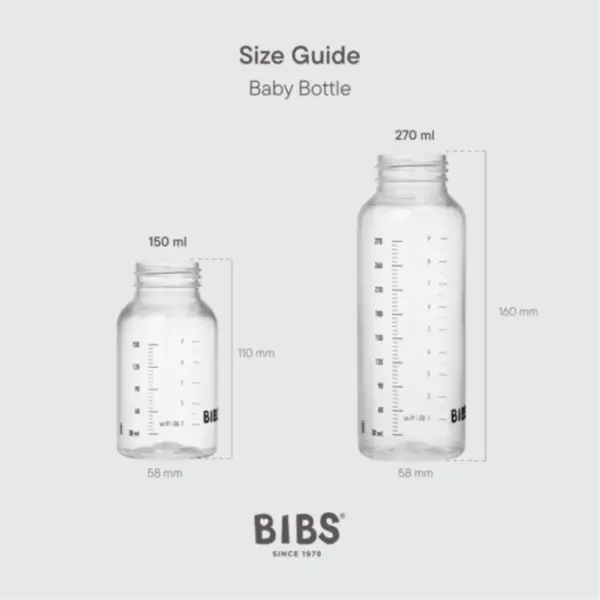 BIBS BOCA LATEX 1 PACK 270ML MEDIUM FLOW BABY BLUE
