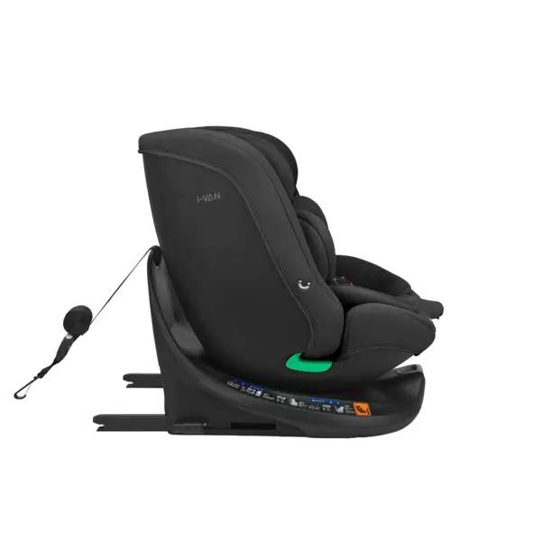 KIKKA BOO AUTOSJEDALICA 40-150CM I-VAN I-SIZE,BLACK