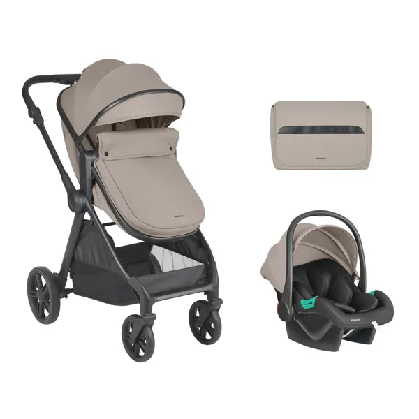 KIKKA BOO KOLICA ELOE 3U1,DARK BEIGE