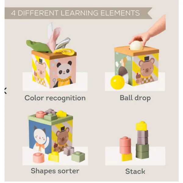 TAF TOYS KOCKA SORTER OBLIKA FOR.